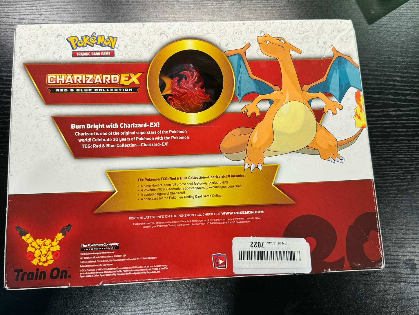 Charizard EX Red & Blue Collection Box